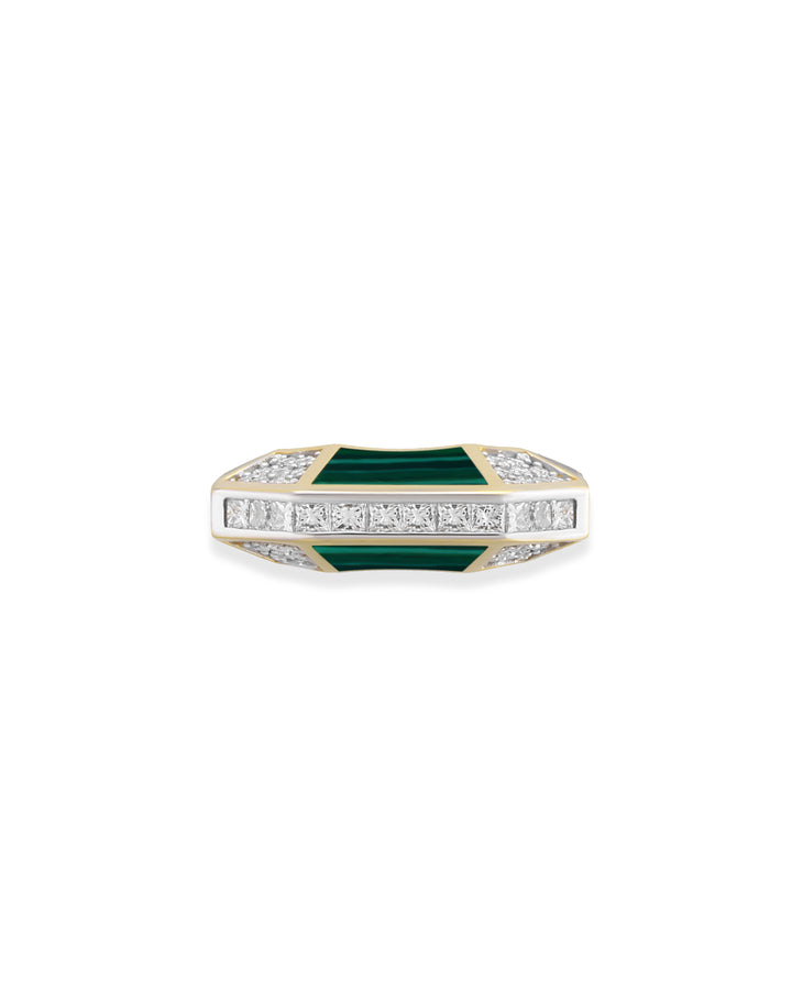 Jolin Malachite Glam Yüzük