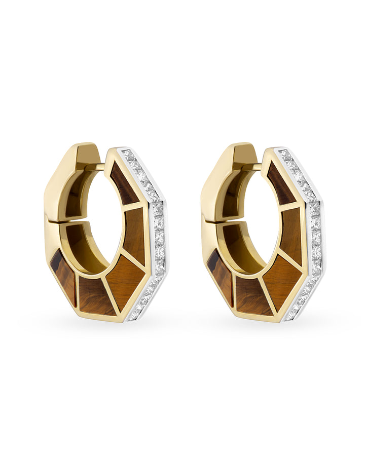 Jolin Tiger Eye Grande Küpe