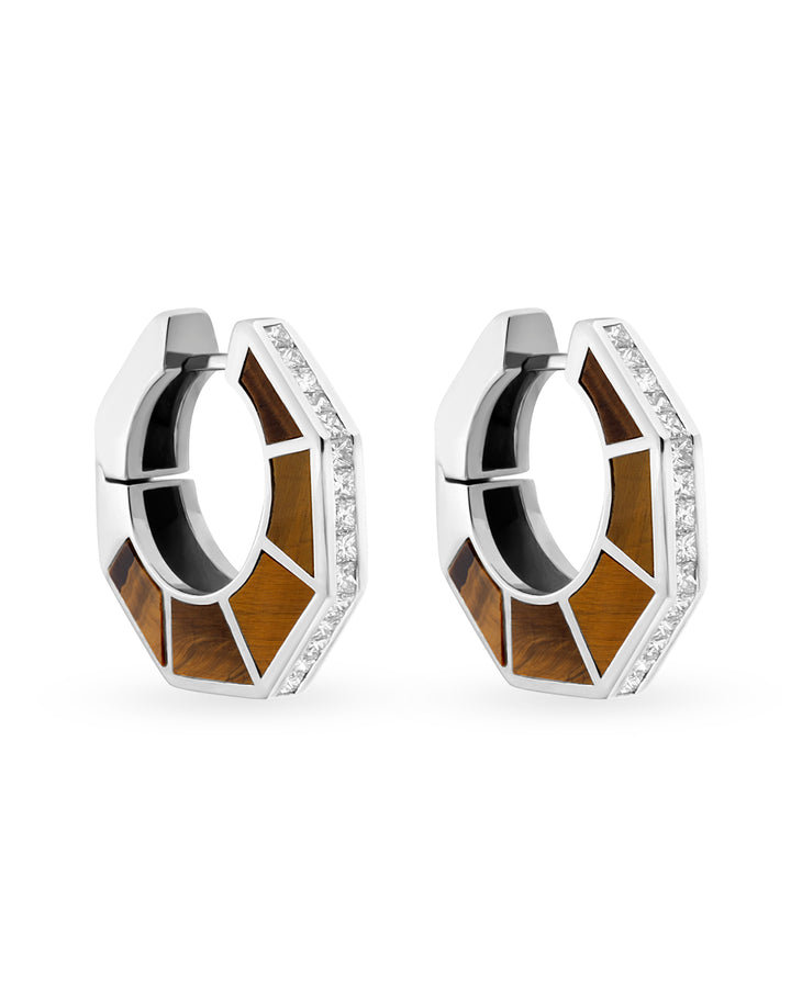 Jolin Tiger Eye Grande Küpe