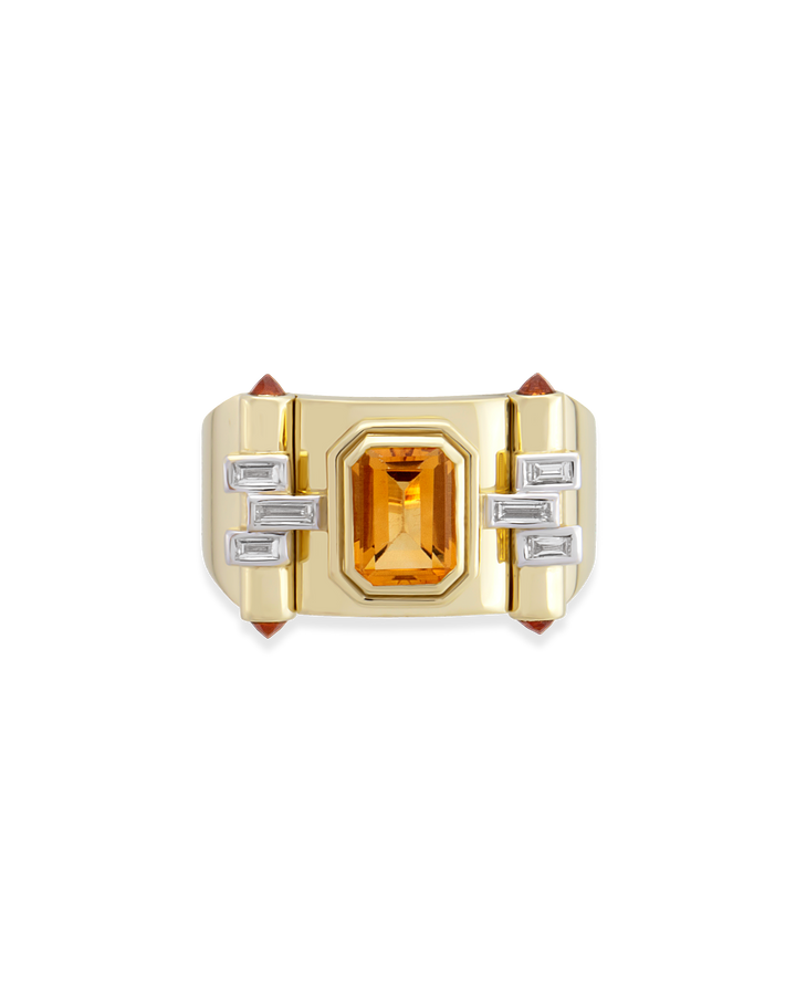 Greta Petit Citrine Yüzük