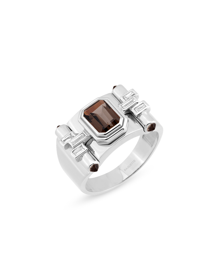 Greta Petit Smoky Topaz Yüzük