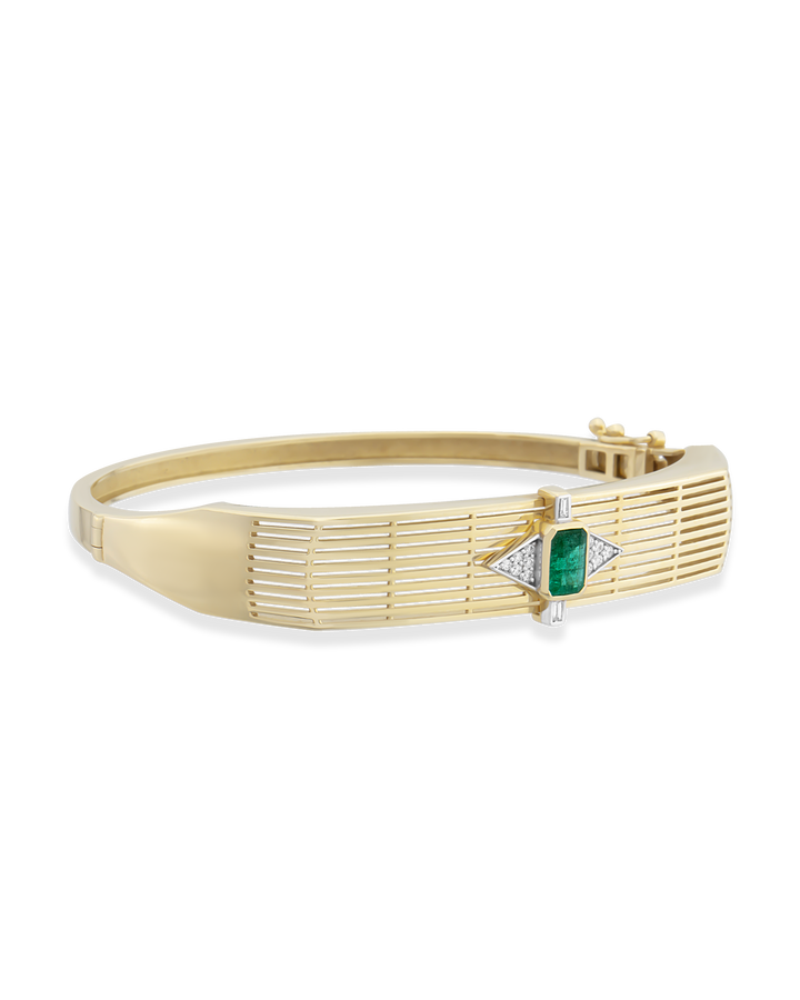 Chiara Tria Emerald Kelepçe Bileklik