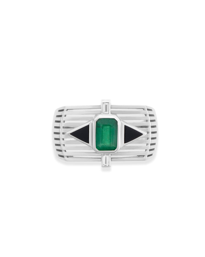 Chiara Tria Emerald Yüzük