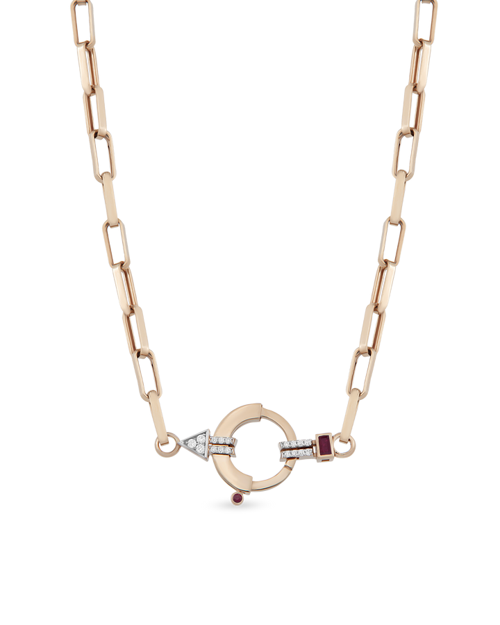 Baguette Chain Zincir Kolye