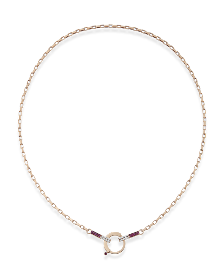 Baguette Chain Linea Zincir Kolye