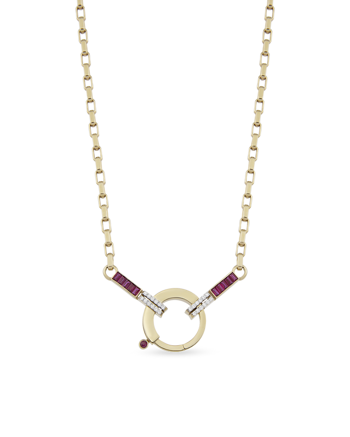 Baguette Chain Linea Zincir Kolye