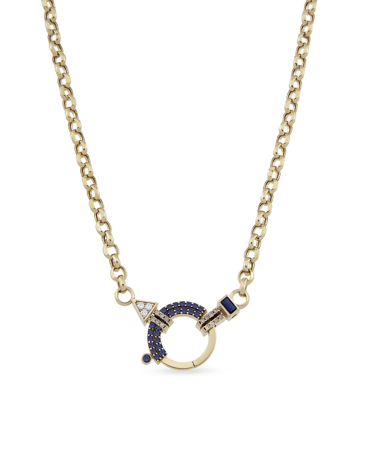 Baguette Chain Gem Zincir Kolye