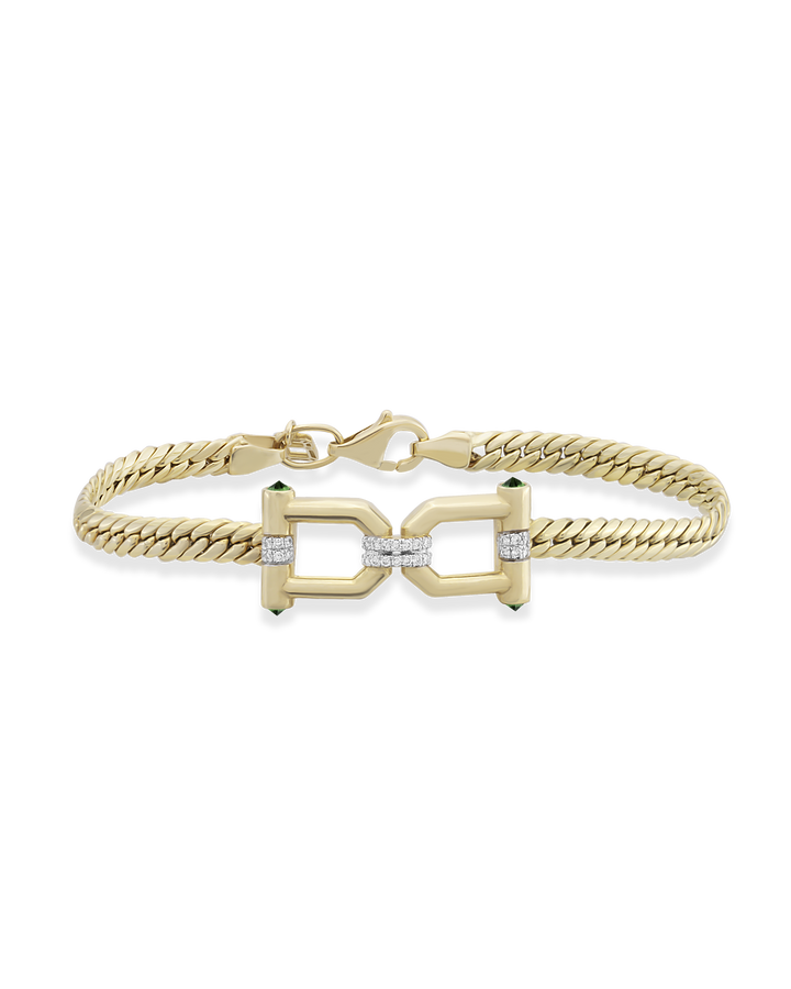 Clasp Reverse Hasır Zincir Bileklik