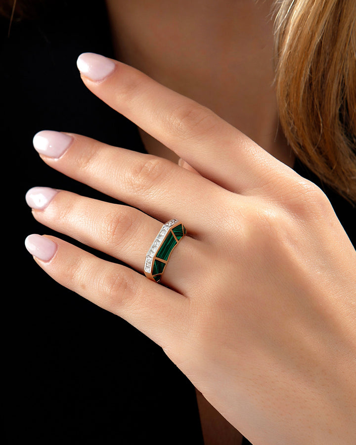 Jolin Malachite Yüzük