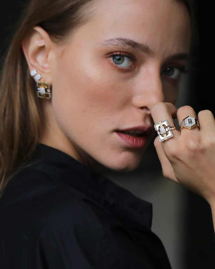 Beatrix Cognac Yüzük