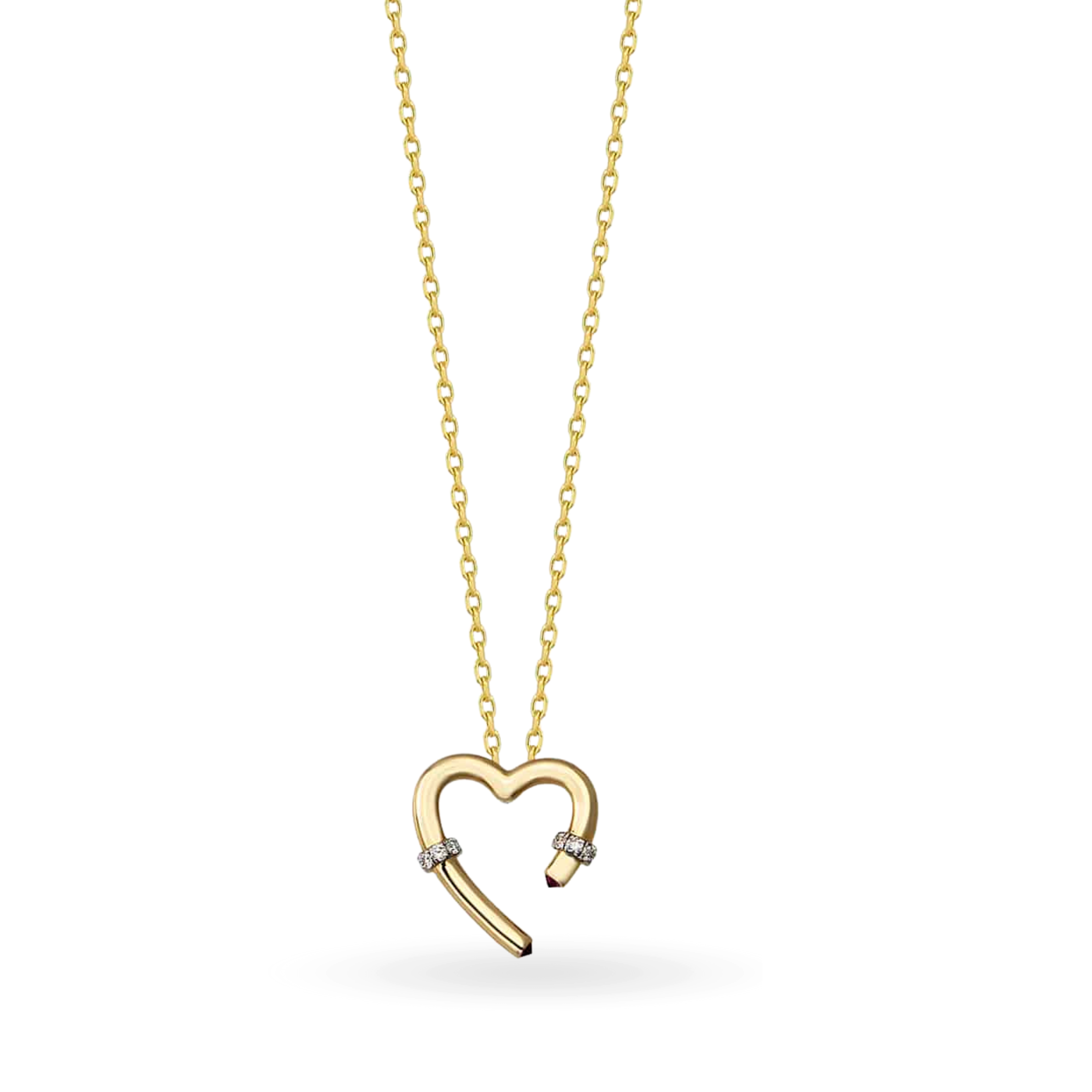 Alphabet Heart Petit Kolye