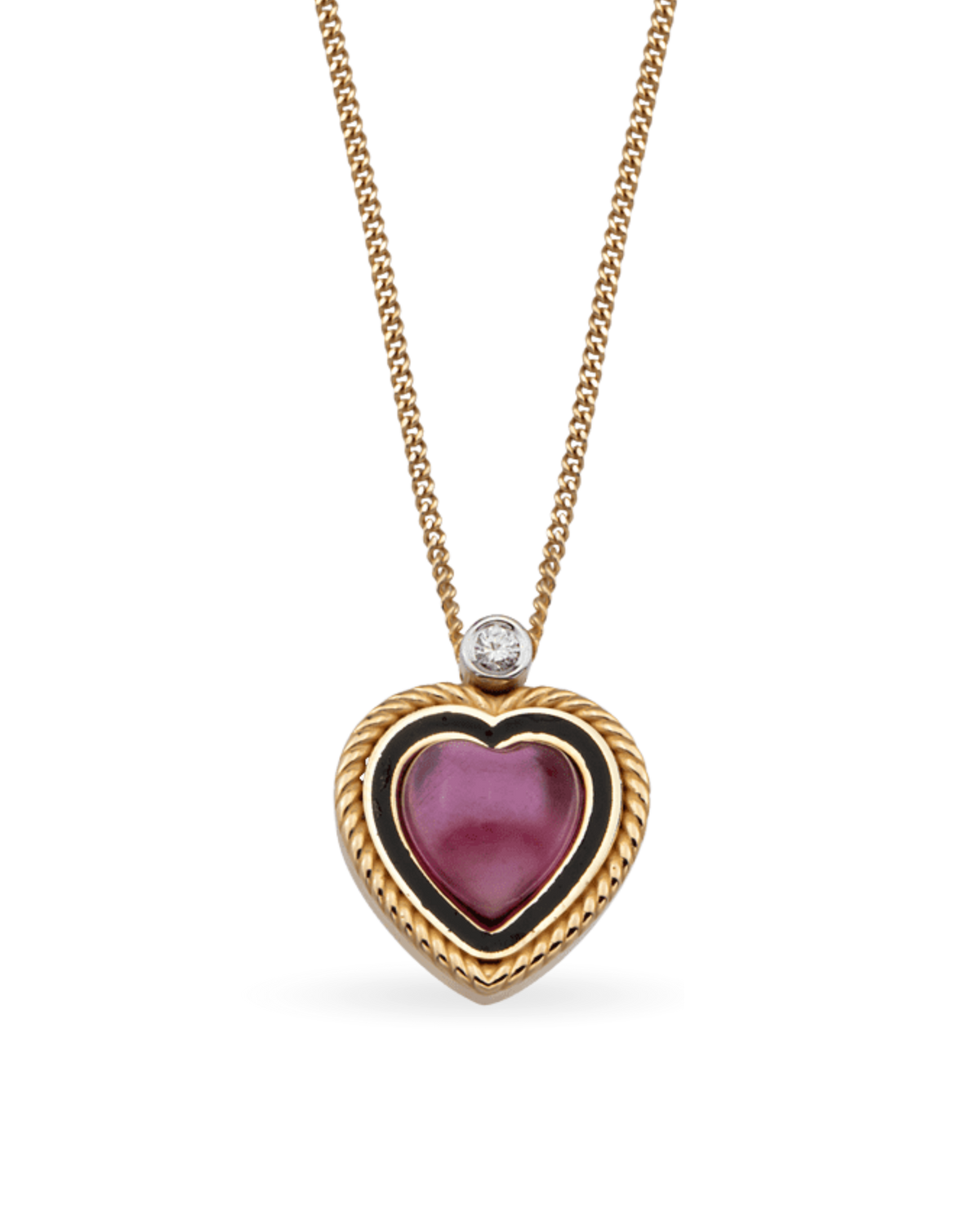 Lollie Heart Pink Kolye