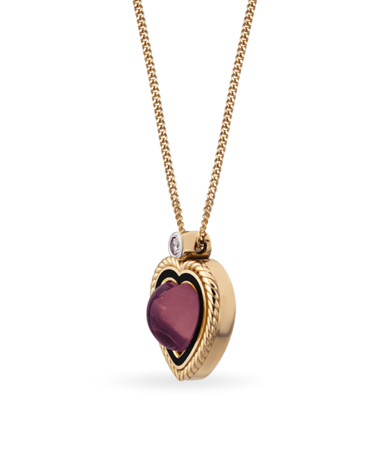 Lollie Heart Pink Kolye