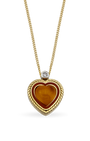 Lollie Heart Orange Kolye