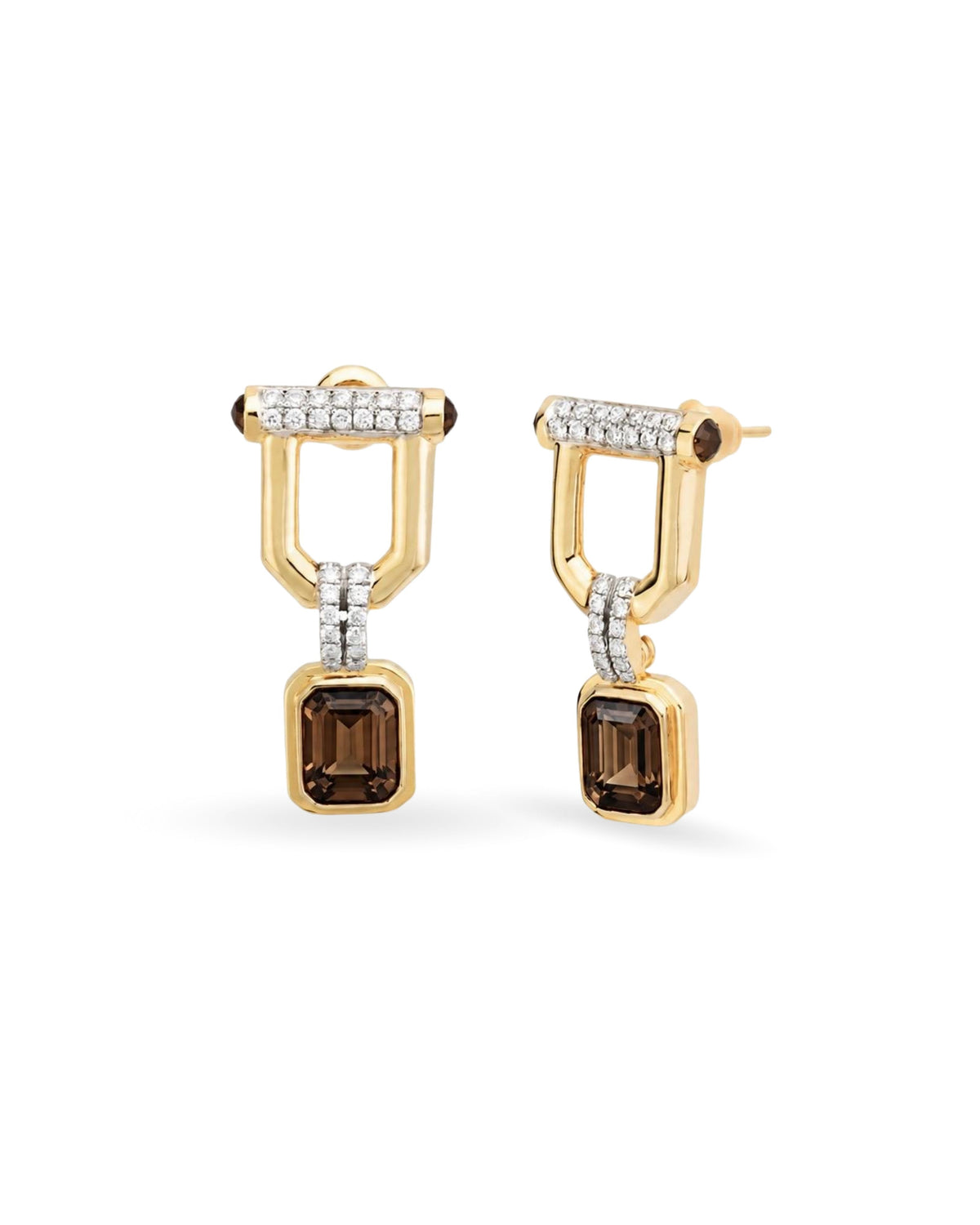 Judith Smoky Topaz Küpe