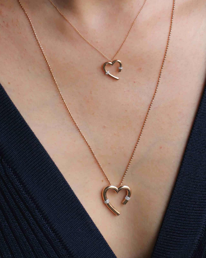 Alphabet Heart Petit Kolye