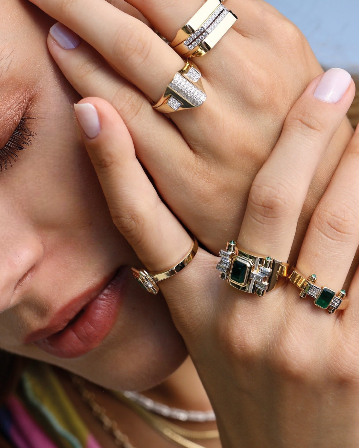 Janet Nova Emerald Yüzük
