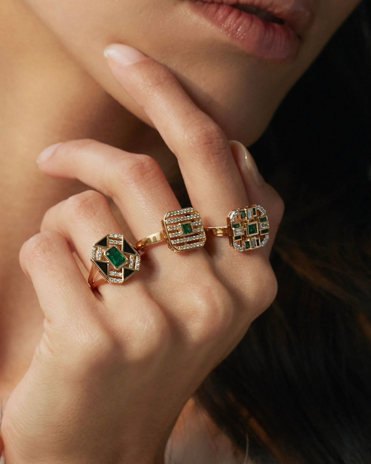 Jasmine Emerald Yüzük