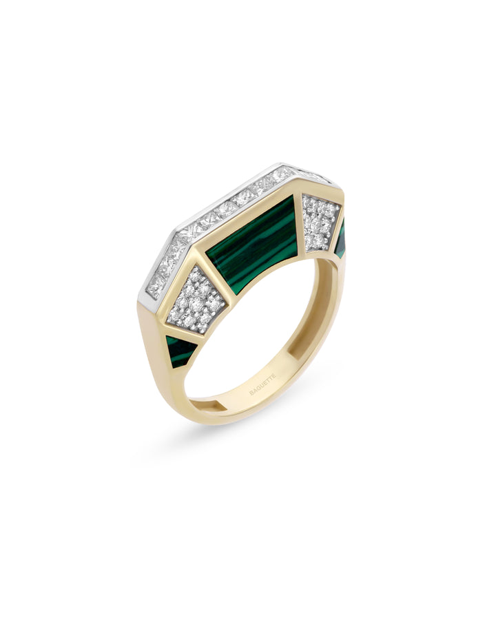 Jolin Malachite Glam Yüzük