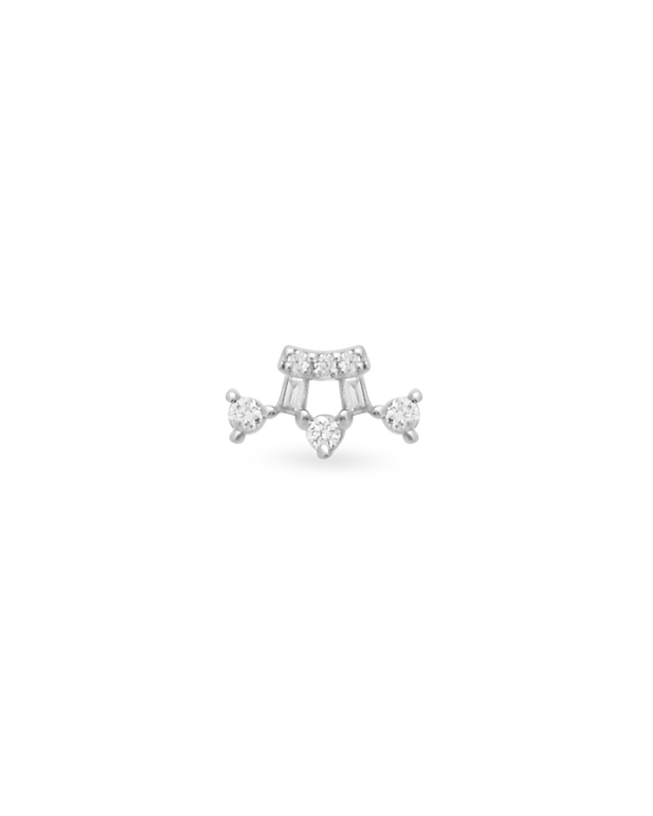 Crown Bloom Minion Tekli Küpe
