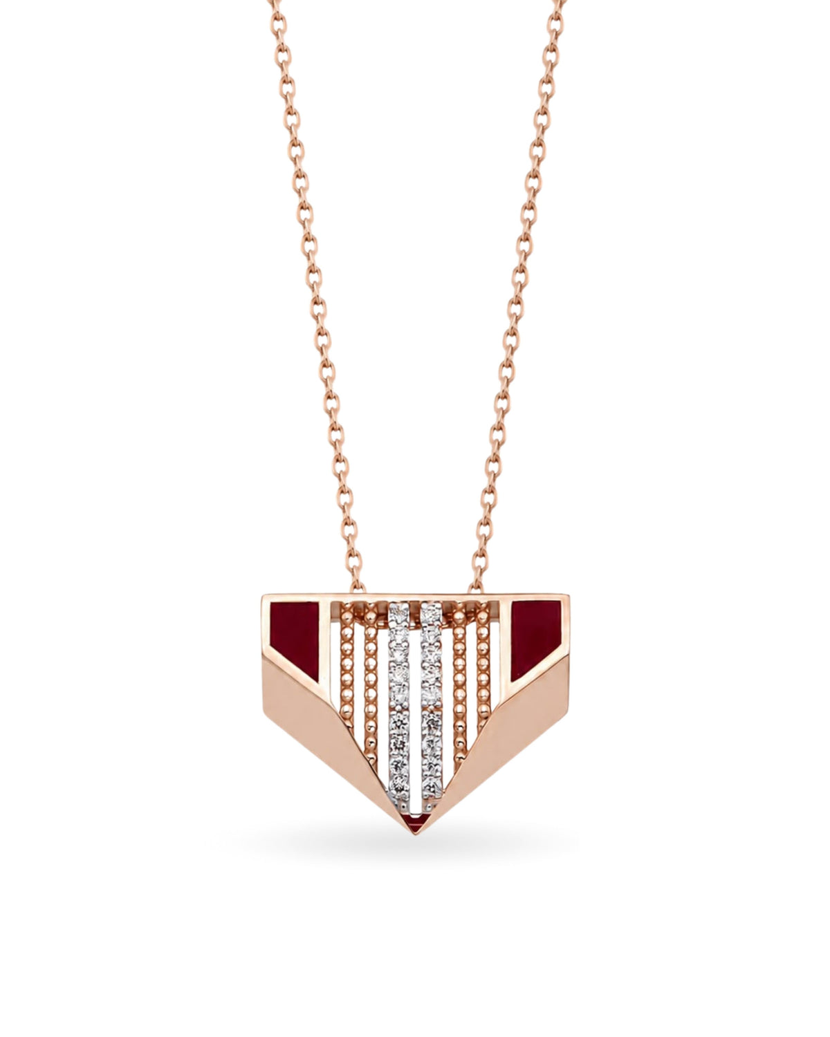 Daphne Burgundy Kolye