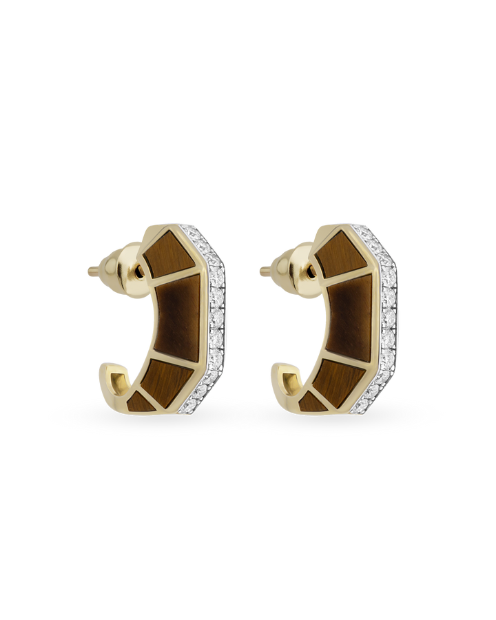Jolin Tiger Eye Küpe