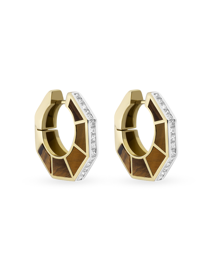 Jolin Tiger Eye Grande Küpe