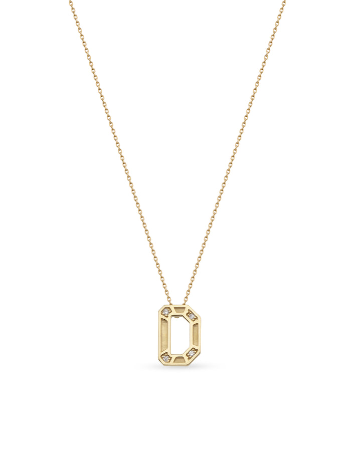 Alphabet Monogram Harf Kolye