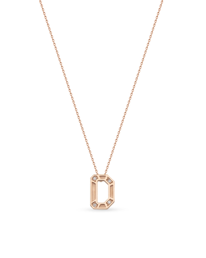 Alphabet Monogram Harf Kolye