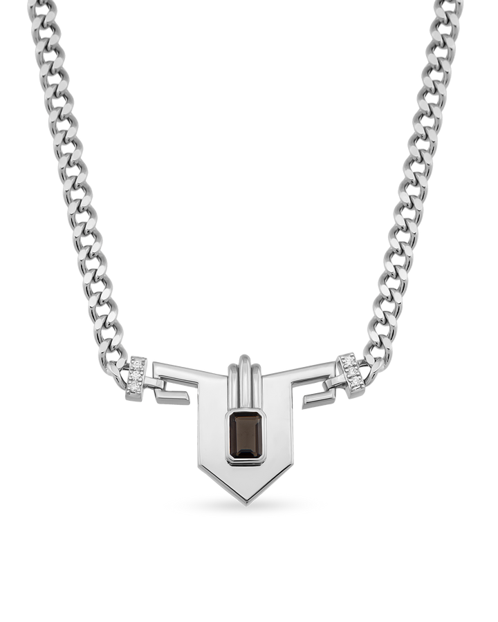 Steff Smoky Topaz Kolye
