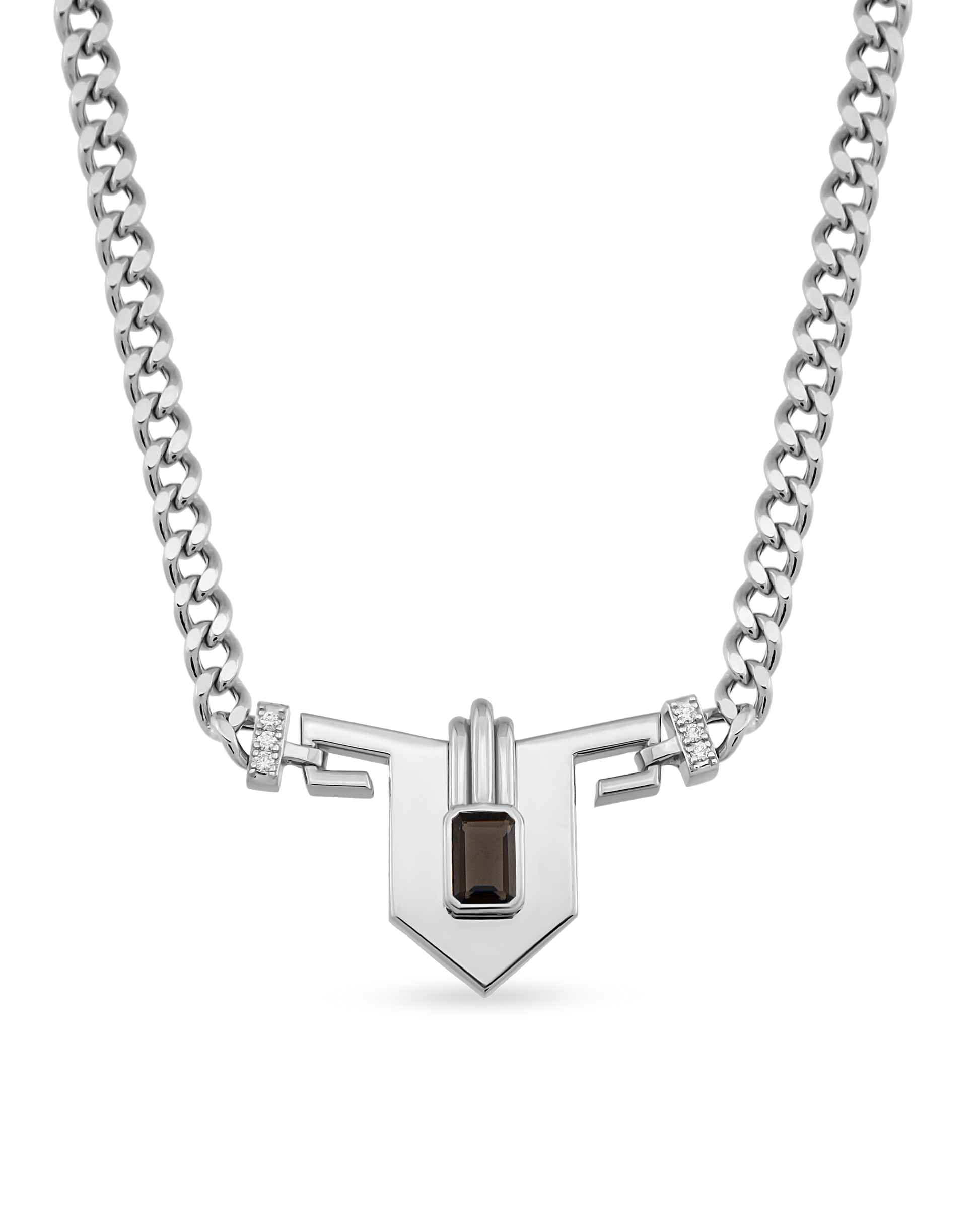 Steff Smoky Topaz Kolye