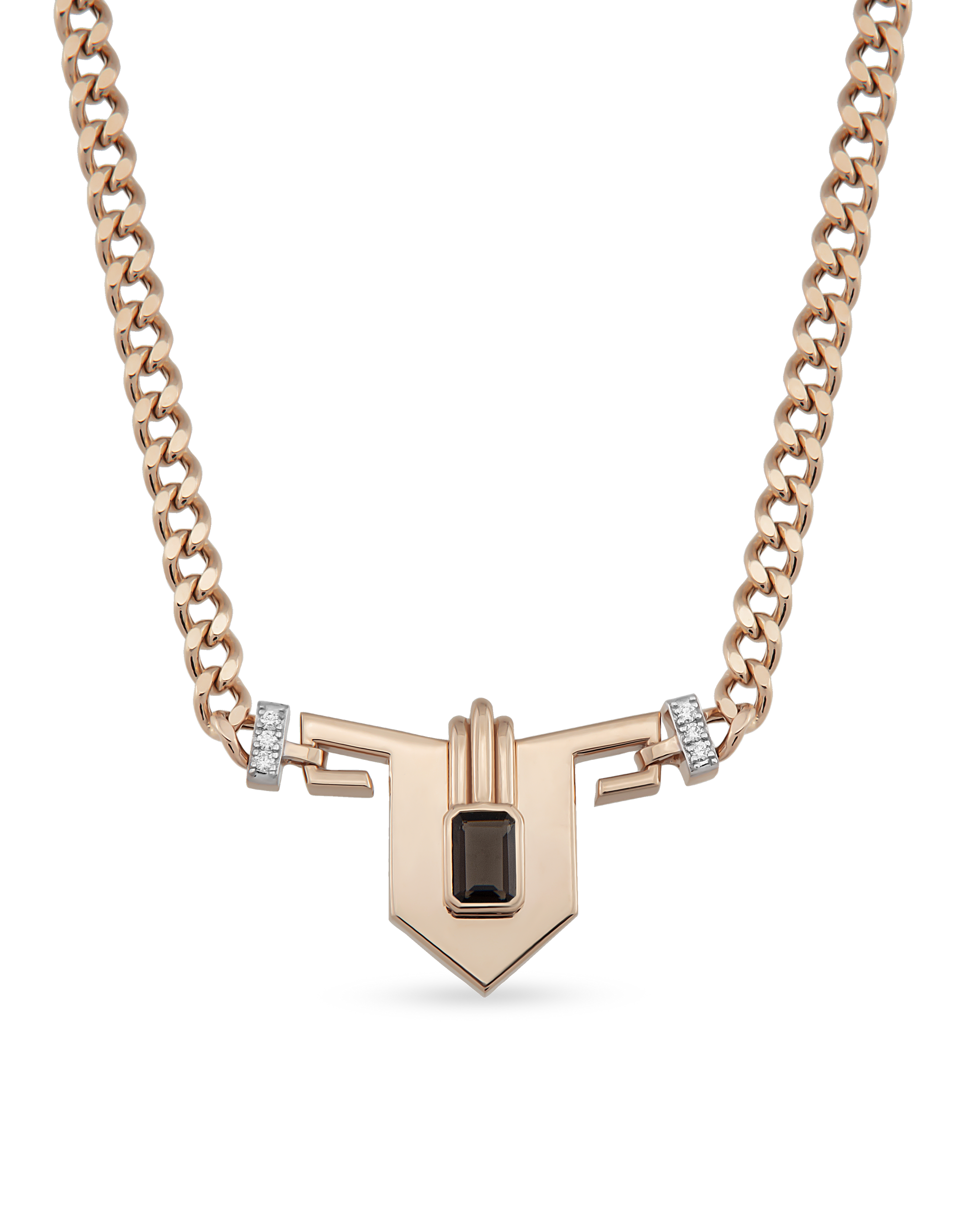 Steff Smoky Topaz Kolye