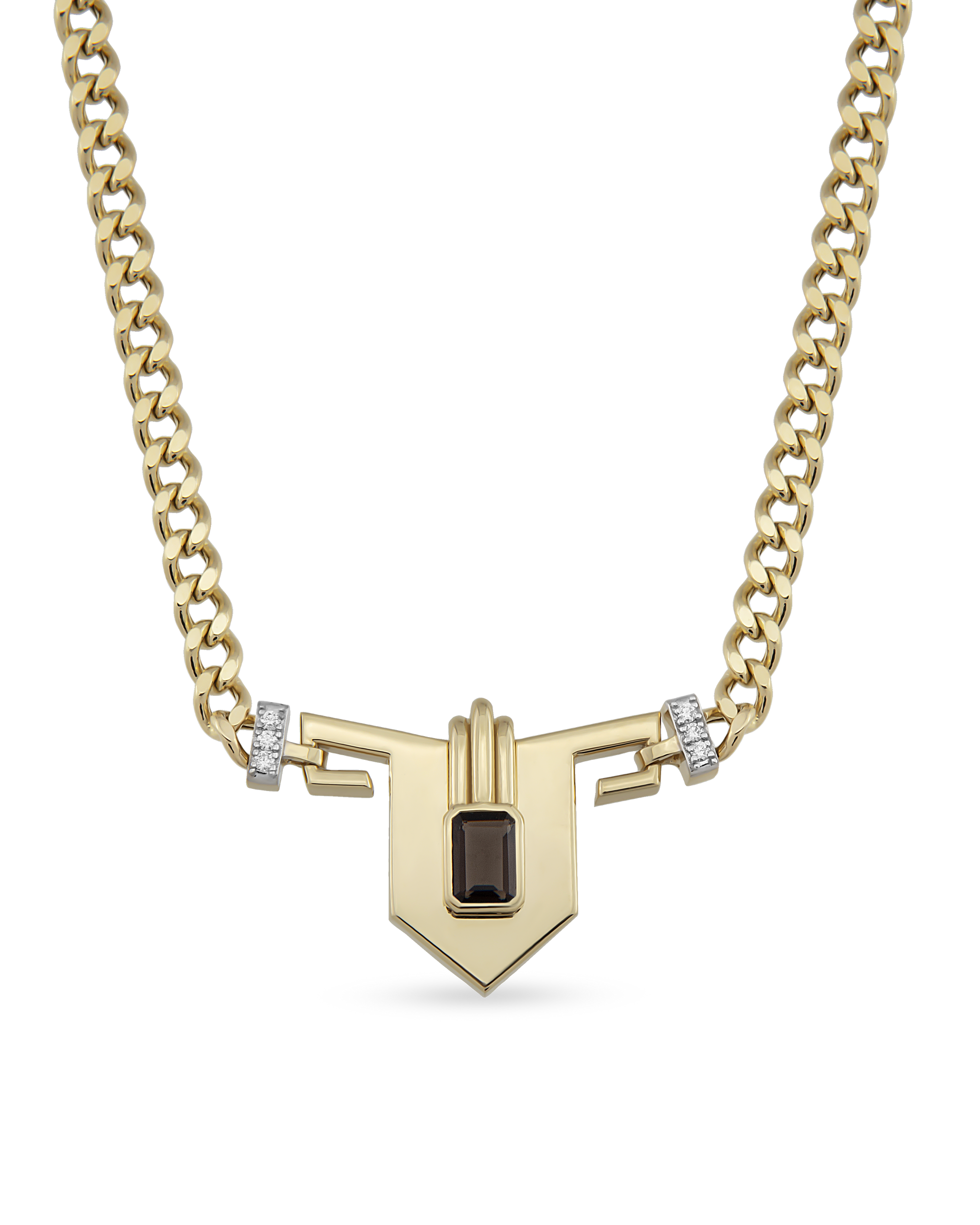 Steff Smoky Topaz Kolye