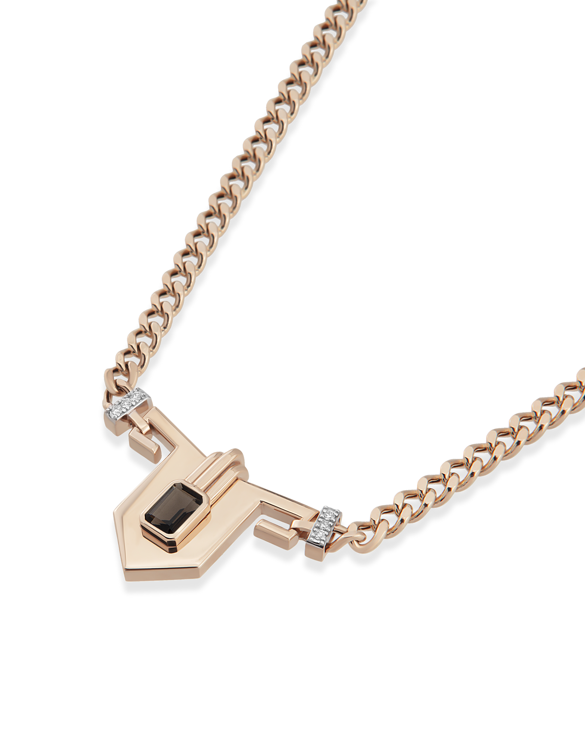 Steff Smoky Topaz Kolye