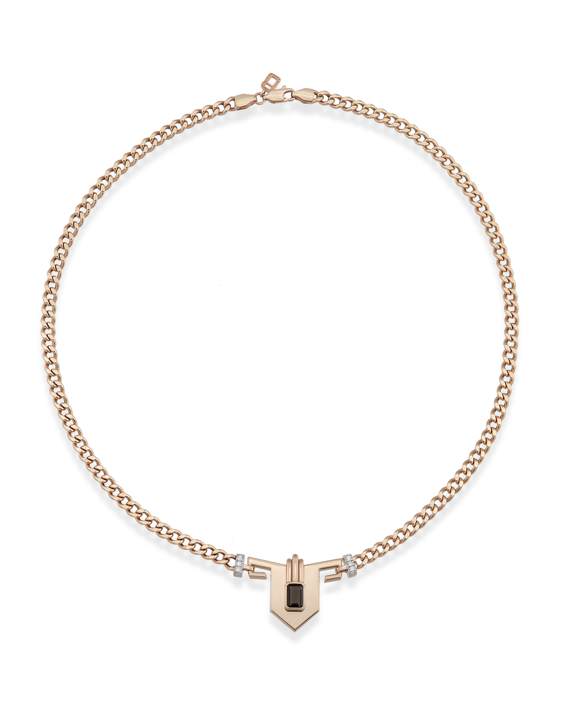 Steff Smoky Topaz Kolye