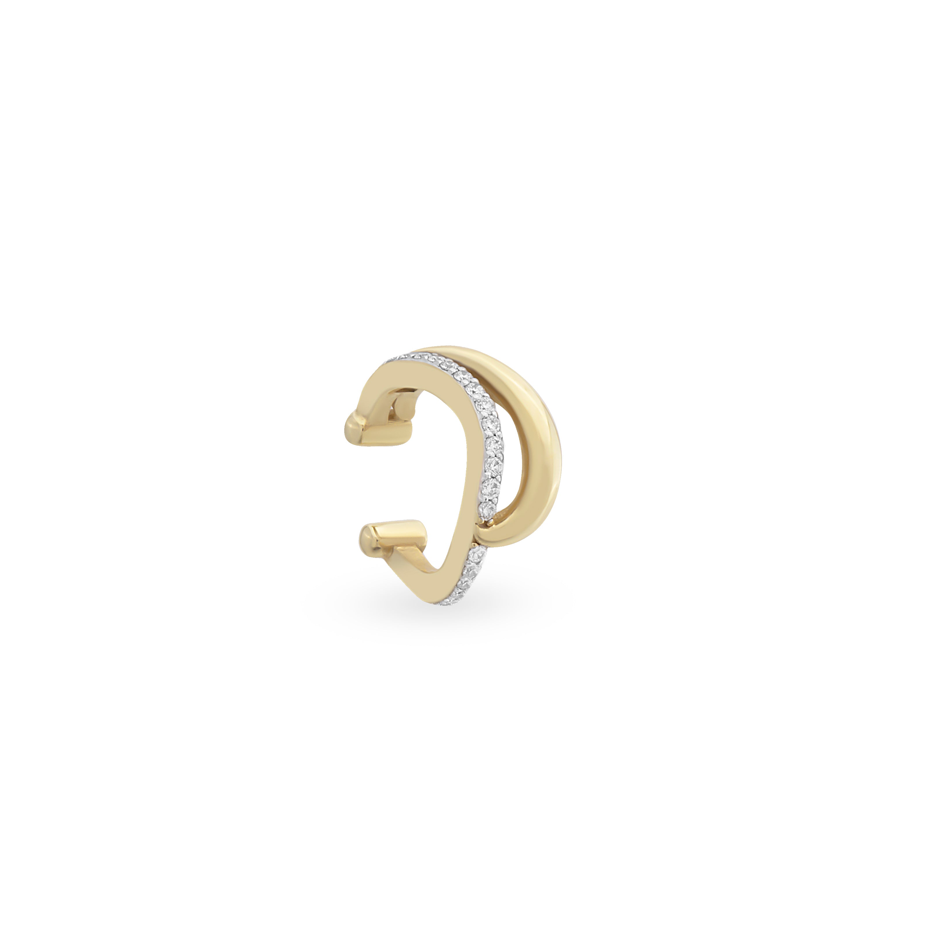 Wave Cuff Küpe