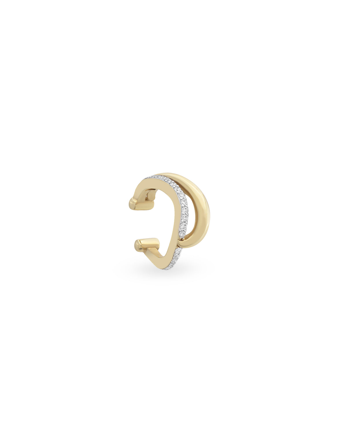Wave Cuff Küpe