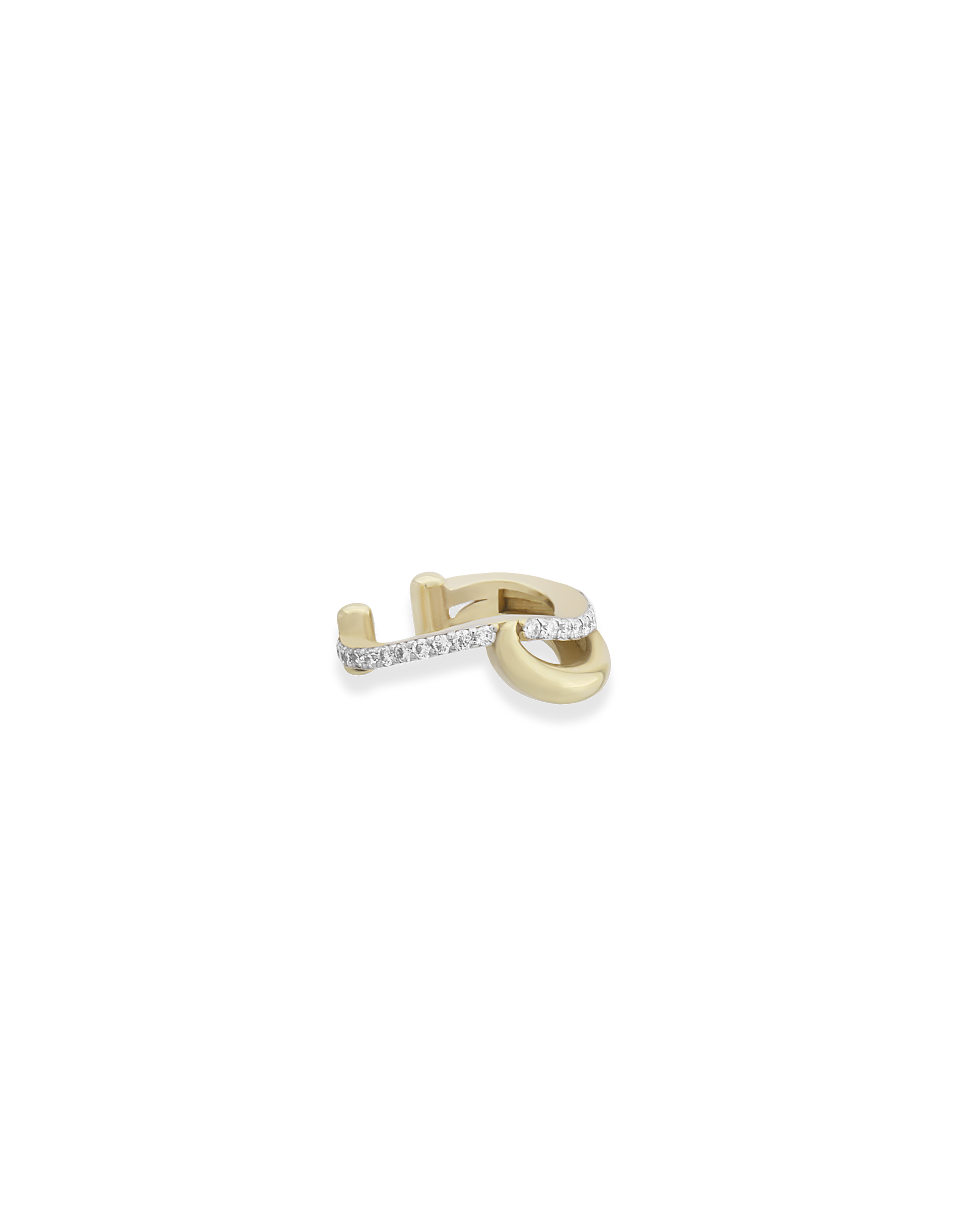 Wave Cuff Küpe