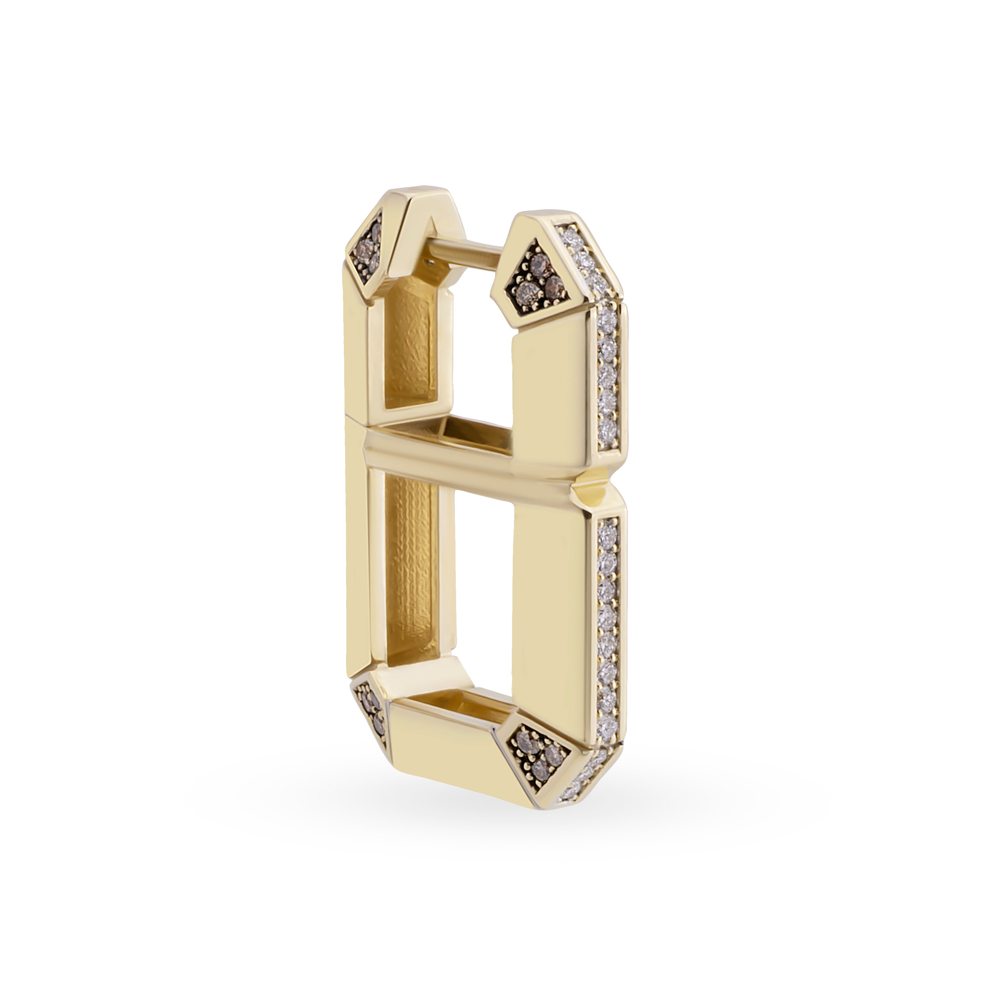 Baguette Monogram Tekli Küpe