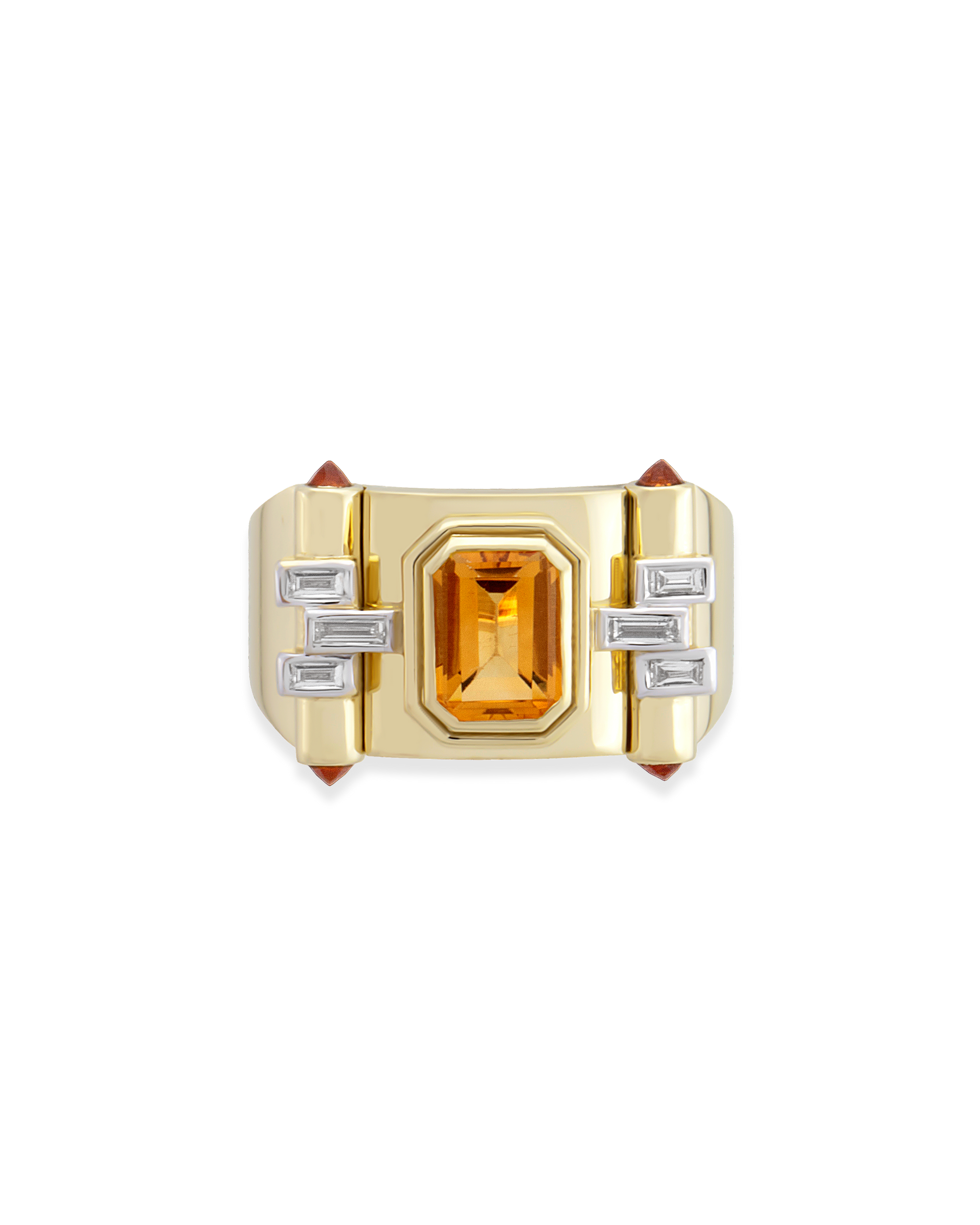 Greta Petit Citrine Yüzük