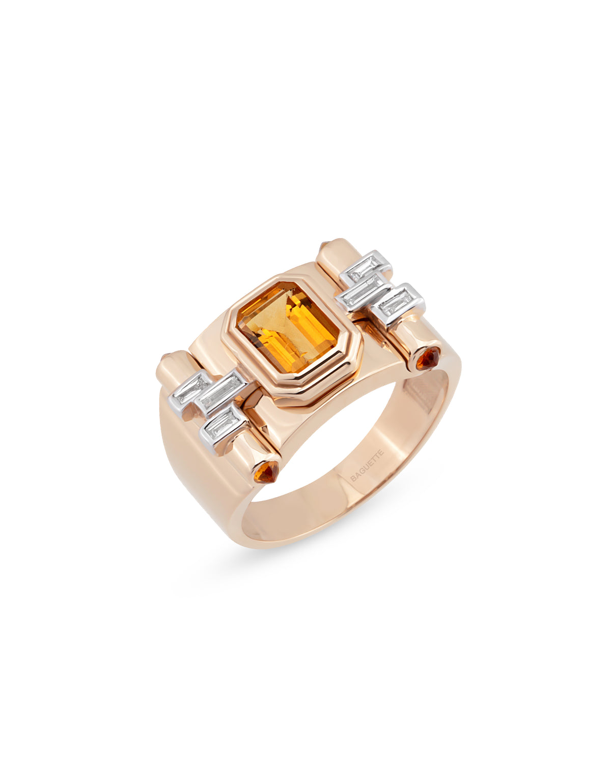 Greta Petit Citrine Yüzük
