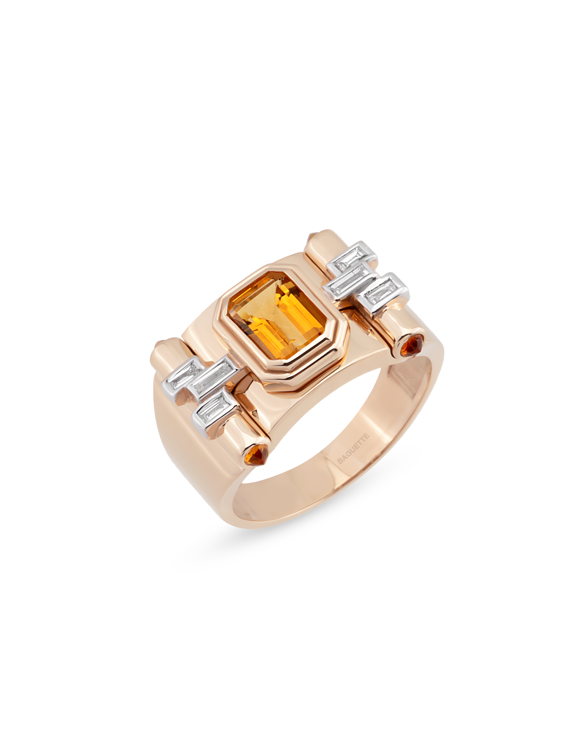 Greta Petit Citrine Yüzük