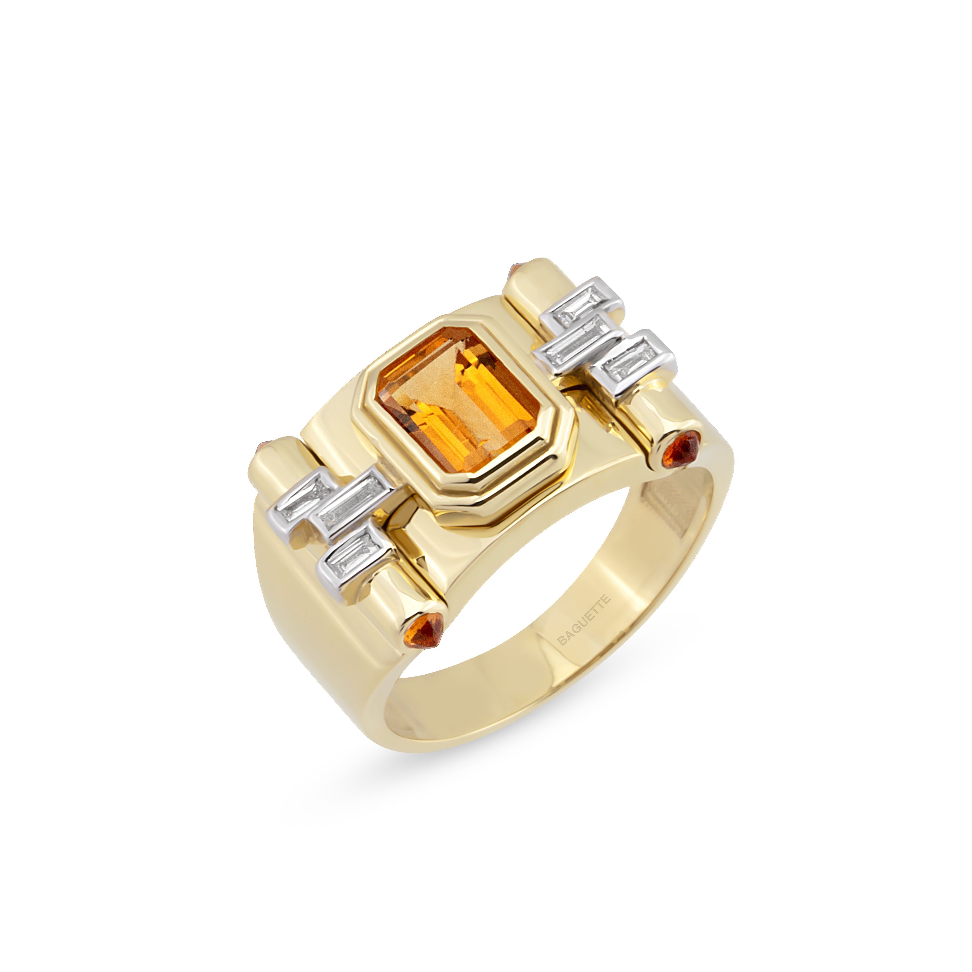 Greta Petit Citrine Yüzük