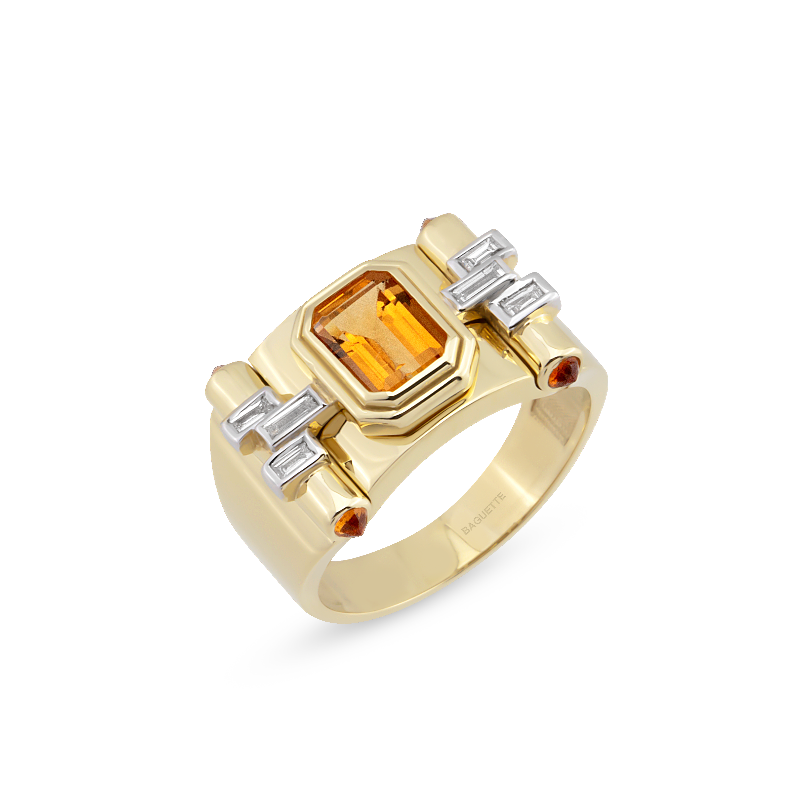Greta Petit Citrine Yüzük