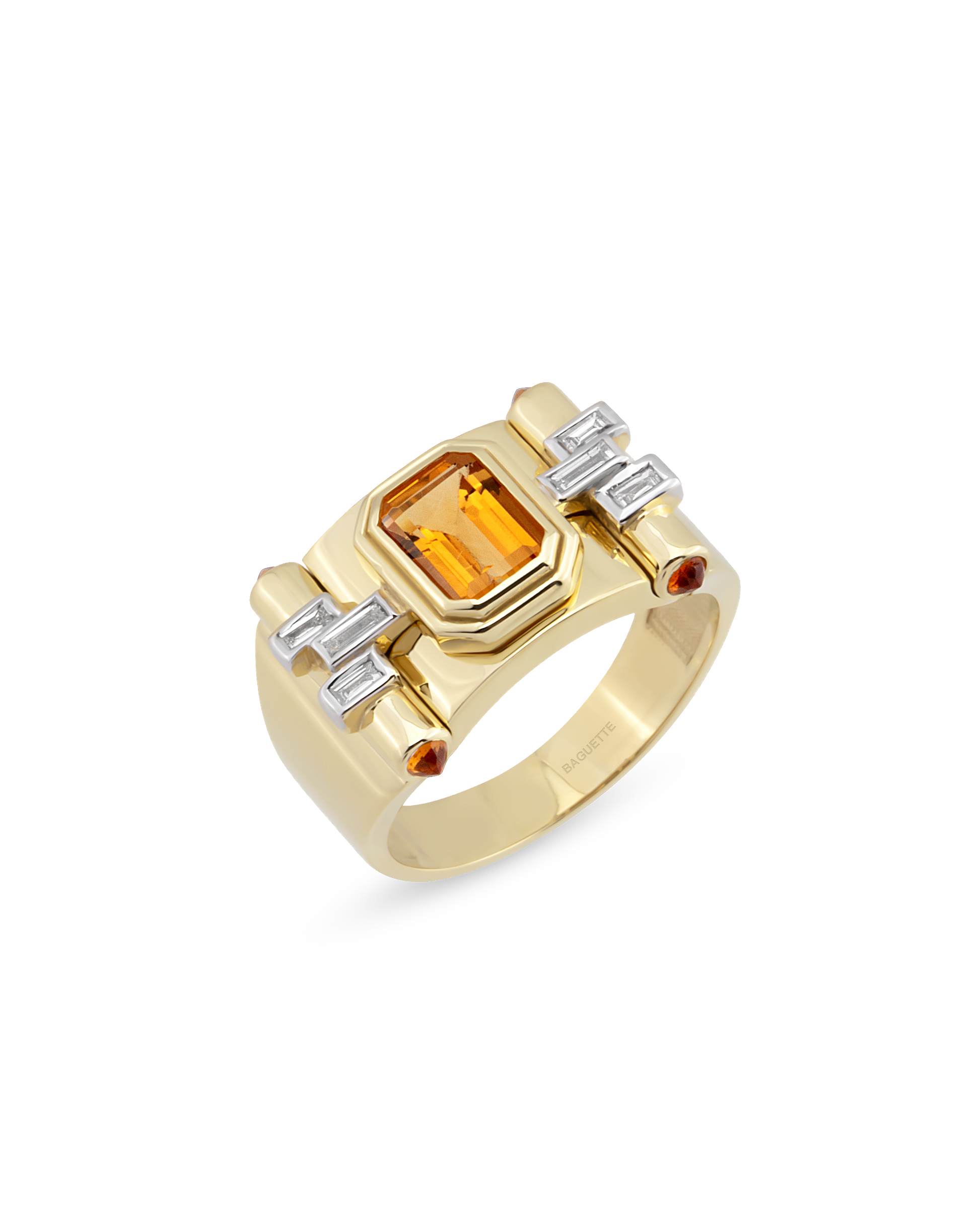 Greta Petit Citrine Yüzük
