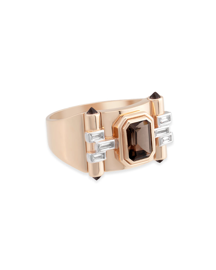 Greta Petit Smoky Topaz Yüzük