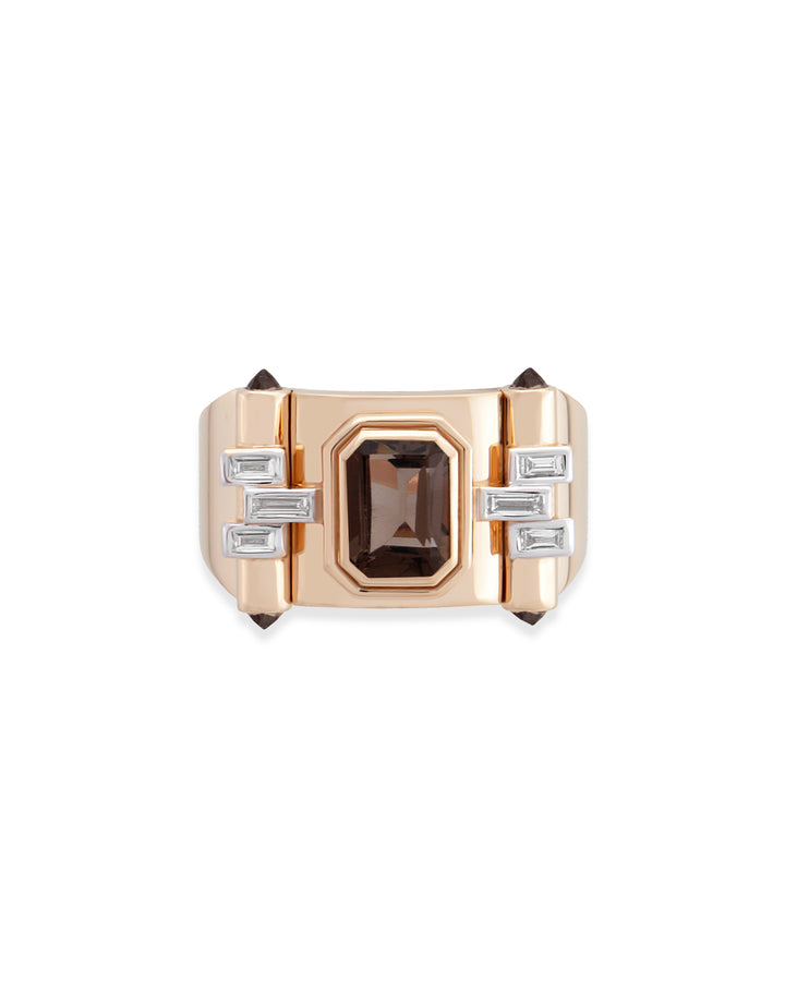 Greta Petit Smoky Topaz Yüzük