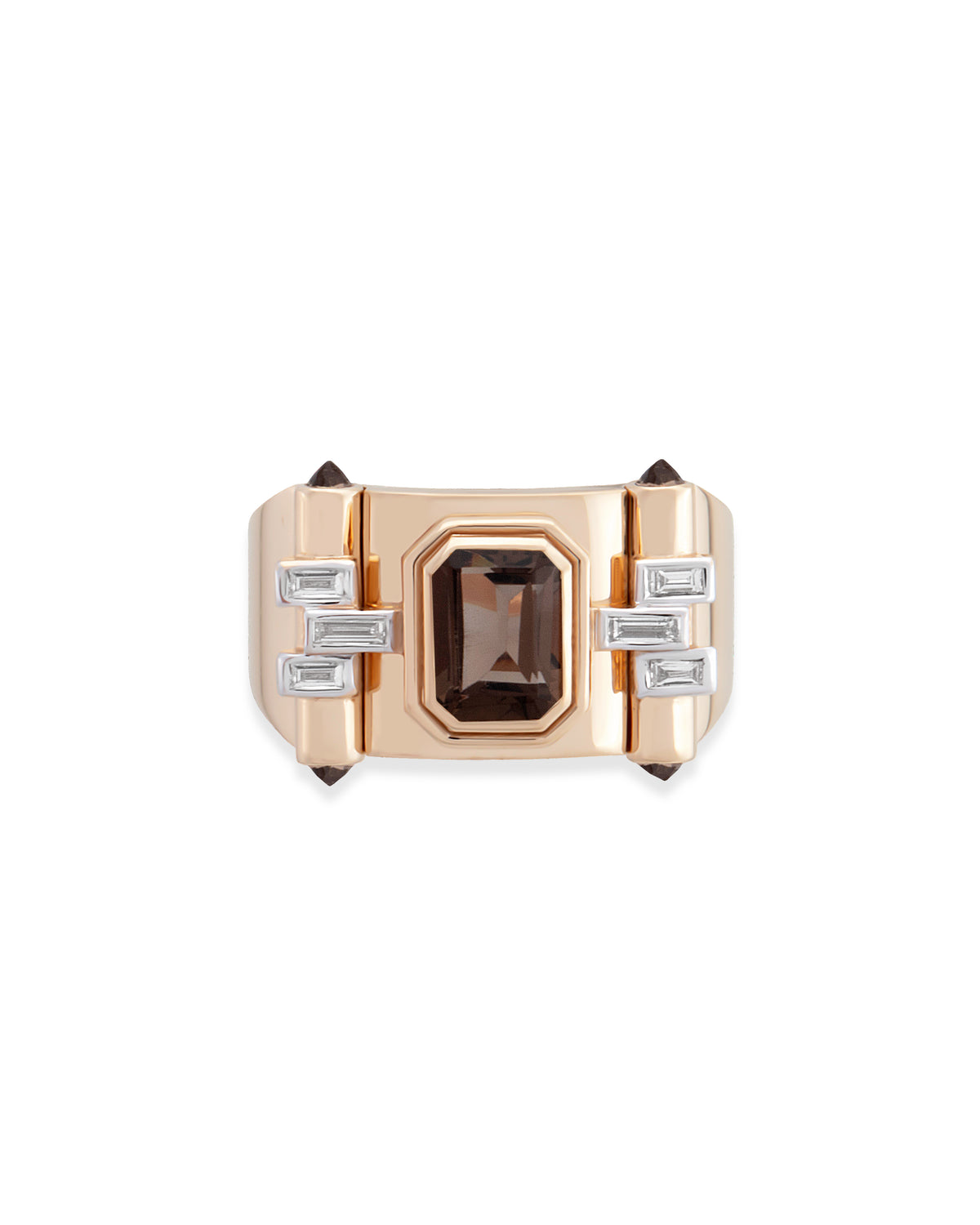 Greta Petit Smoky Topaz Yüzük