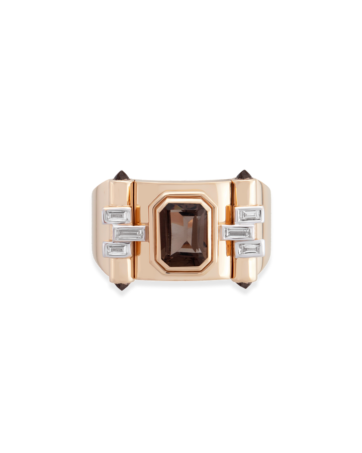 Greta Petit Smoky Topaz Yüzük