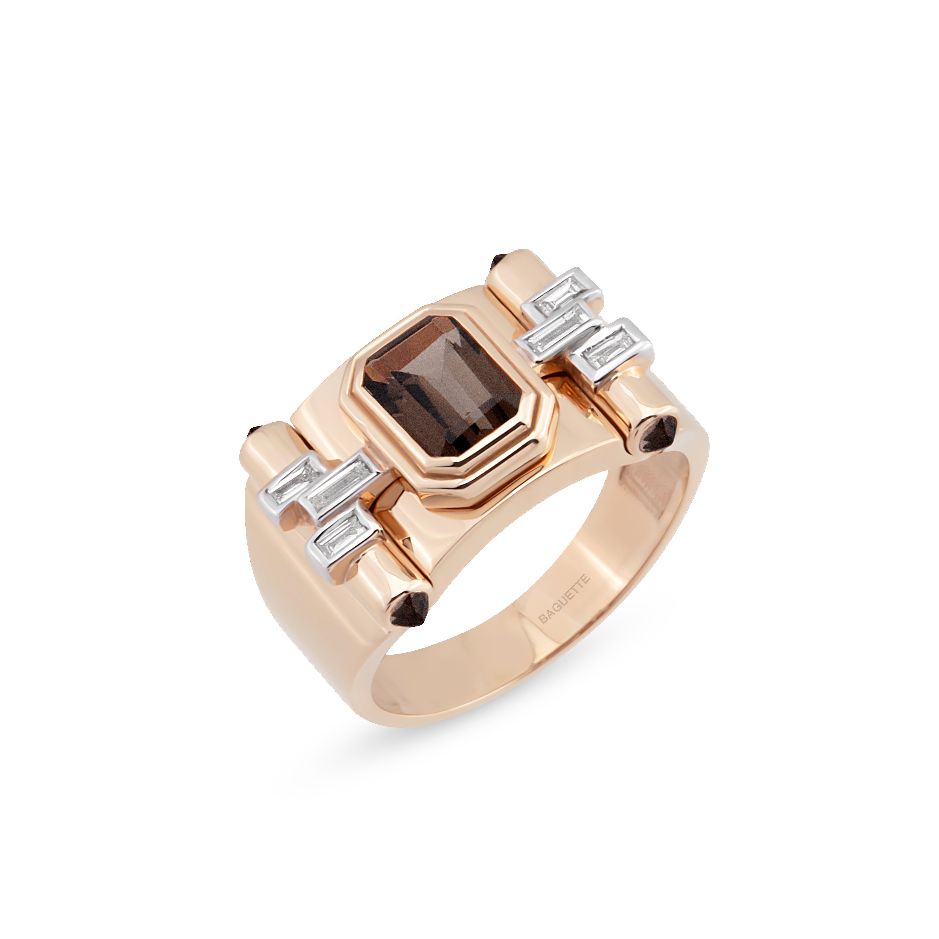 Greta Petit Smoky Topaz Yüzük